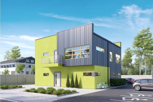 Projekt domu LK-69 - wykończenie elewacji