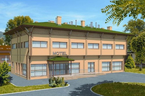 Projekt budynku LK-11 - wykończenie elewacji