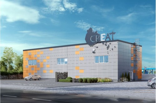 Projekt budynku LK-83 - wykończenie elewacji