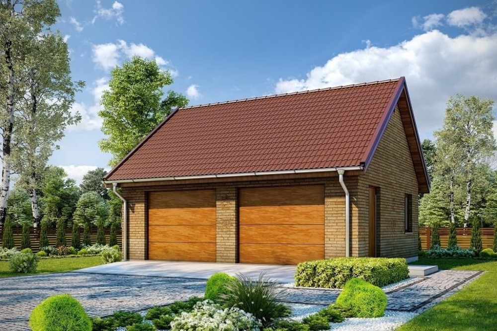 Projekt budynku LZG-100 - wykończenie elewacji