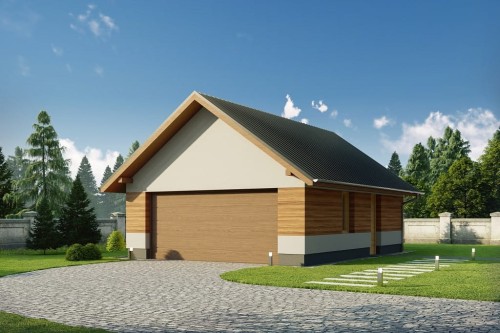 Projekt budynku ZG-109 - wykończenie elewacji