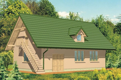 Projekt budynku ZG-18 - wykończenie elewacji