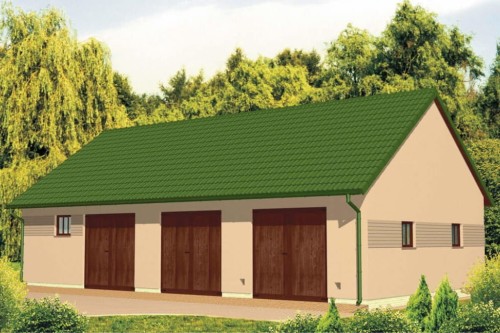 Projekt budynku LZG-22 - wykończenie elewacji