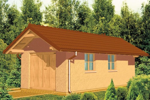 Projekt budynku ZG-25 - wykończenie elewacji