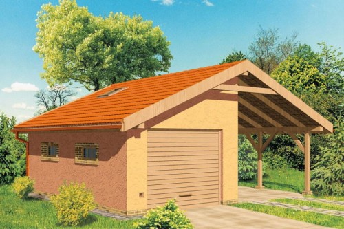 Projekt budynku LZG-45 - wykończenie elewacji