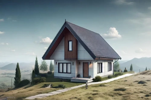 Koncepcja projektu domu DM-W048 - wykończenie elewacji