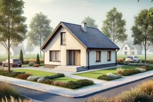 Koncepcja projektu domu DM-W059 - wykończenie elewacji