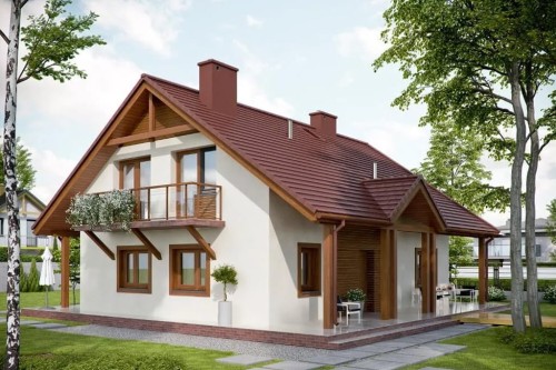 Projekt budynku L-6602 - wykończenie elewacji