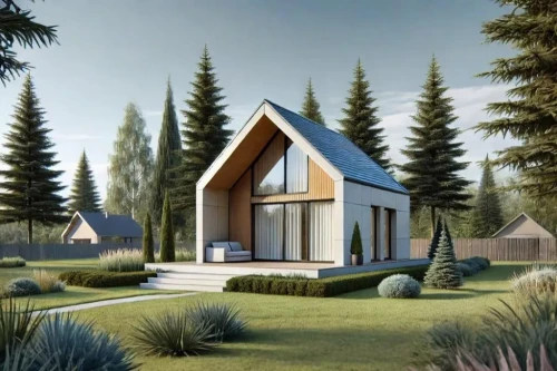 Koncepcja projektu domu DM-W079 - wykończenie elewacji
