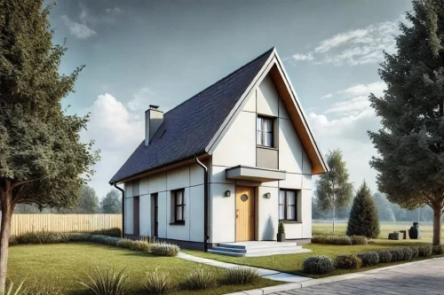 Koncepcja projektu domu DM-W098 - wykończenie elewacji