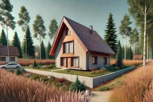 Koncepcja projektu domu DM-W102 - wykończenie elewacji