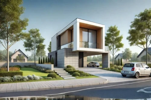Koncepcja projektu domu DM-W103 - wykończenie elewacji