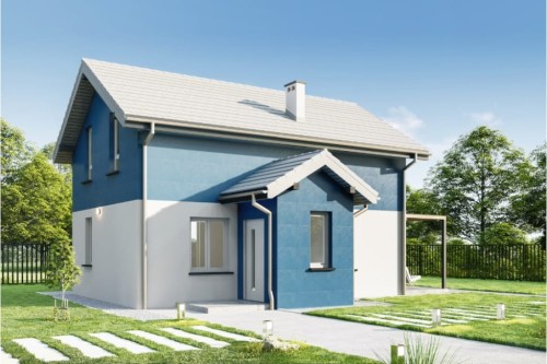 Projekt domu DM-6774 - wykończenie elewacji