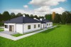 Projekt budynku DM-6877 BL - wykończenie elewacji