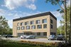 Projekt centrum sportu LK-137, dwukondygnacyjny (parter i piętro), bez garażu i piwnicy-kolorystyka wersja 1