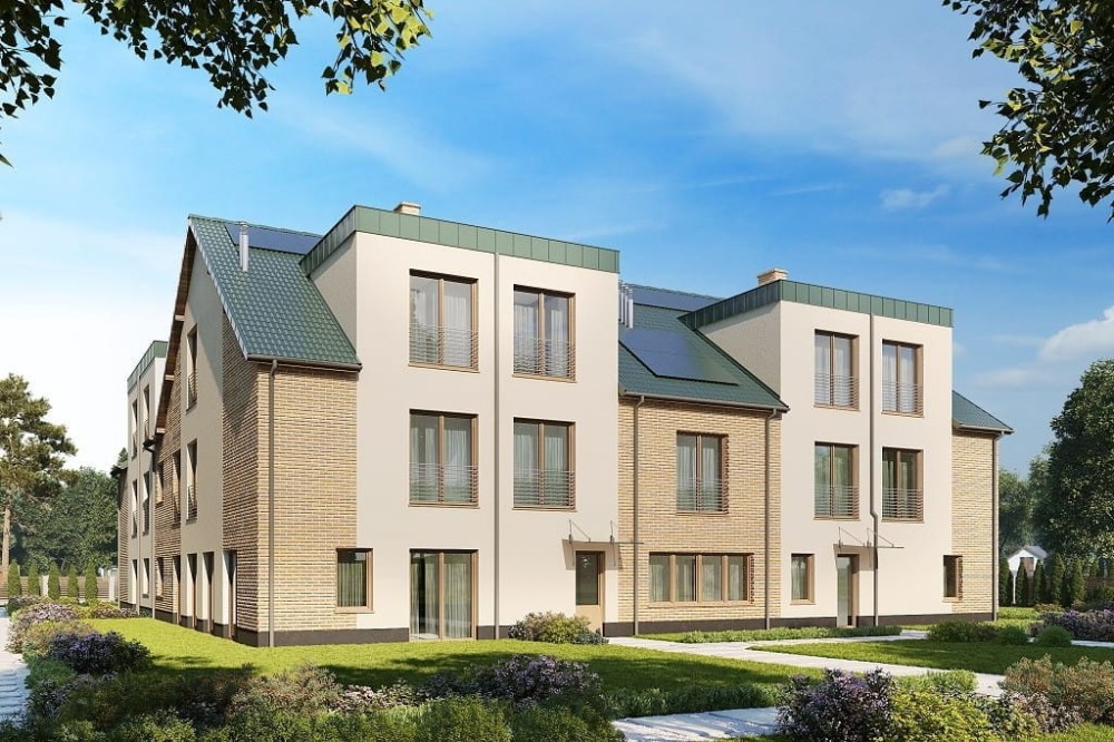 Projekt budynku LK-130 - wykończenie elewacji