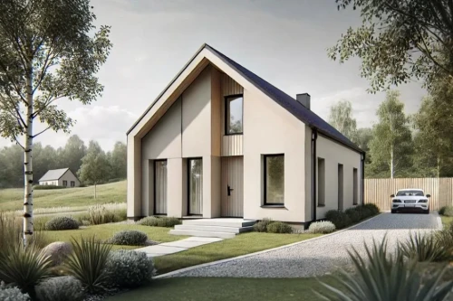 Koncepcja projektu domu DM-W146 - wykończenie elewacji