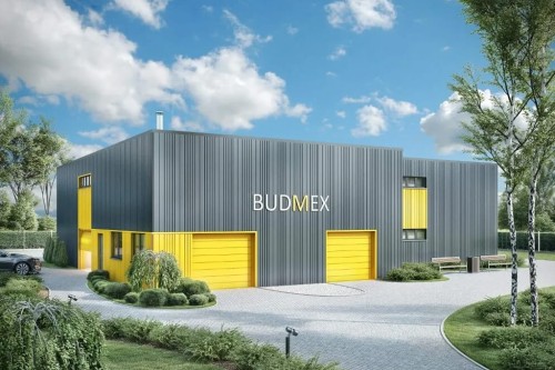 Projekt budynku K-98 - wykończenie elewacji