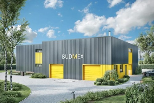 Projekt budynku LK-98 - wykończenie elewacji