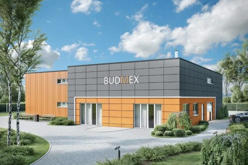 Projekt budynku LK-98 - wykończenie elewacji