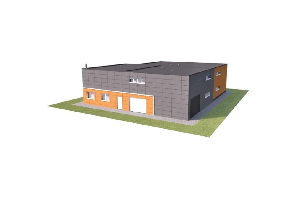 Projekt budynku LK-98 - model