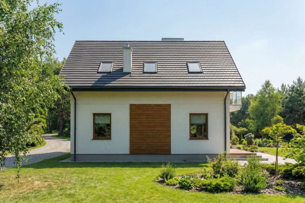 Projekt domu L-6889 - wykończenie elewacji