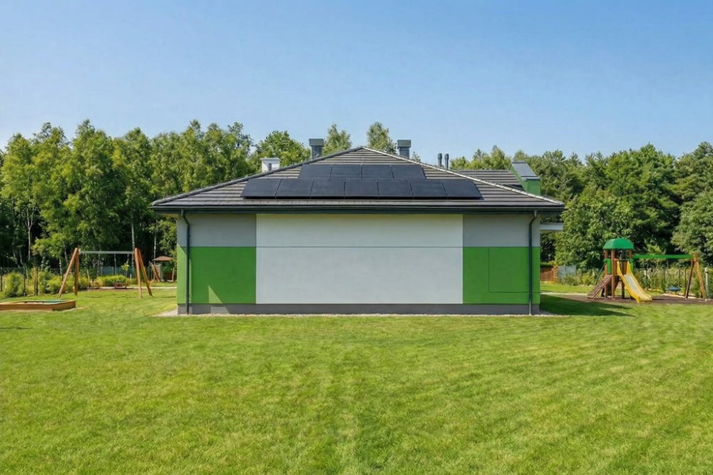 Projekt budynku LK-167 - wykończenie elewacji