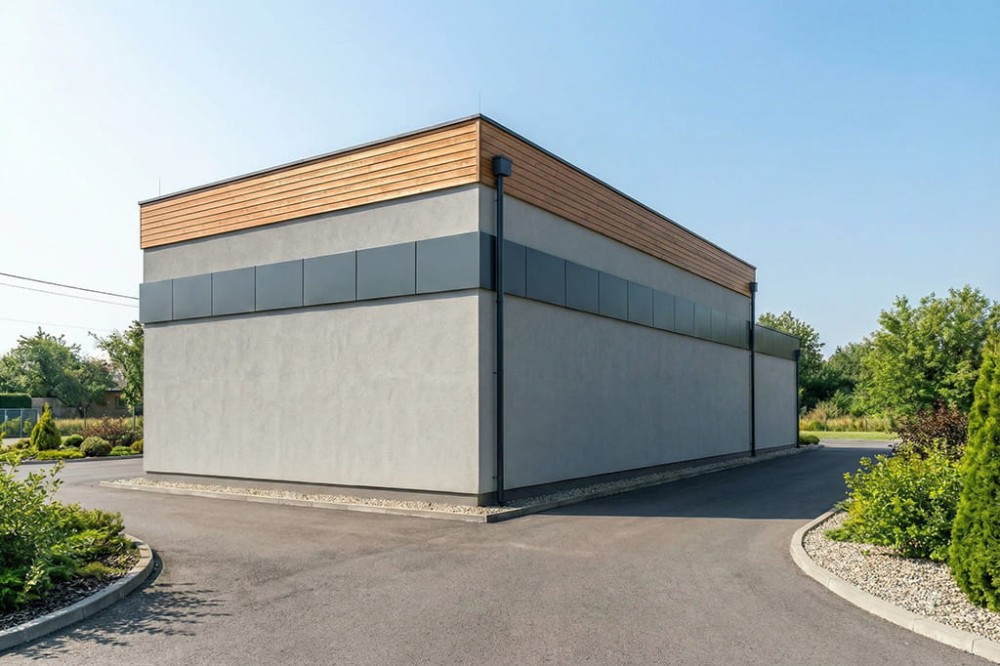 Projekt budynku K-148 - wykończenie elewacji