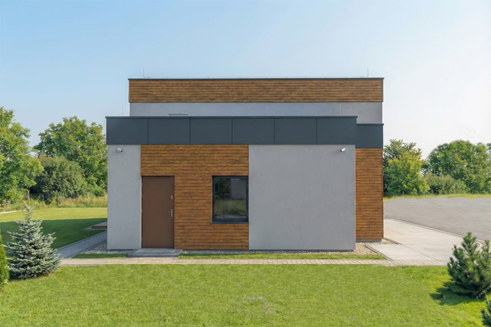 Projekt budynku K-148 - wykończenie elewacji