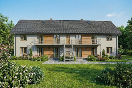 Projekt domu DM-6865 - wykończenie elewacji