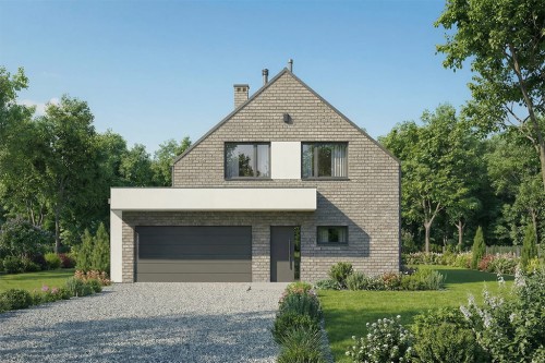 Projekt budynku L-6901 - wykończenie elewacji