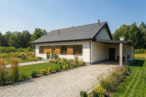 Projekt budynku L-6880 - wykończenie elewacji