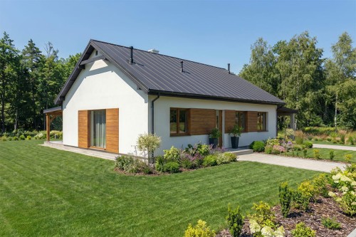 Projekt budynku L-6880 - wykończenie elewacji