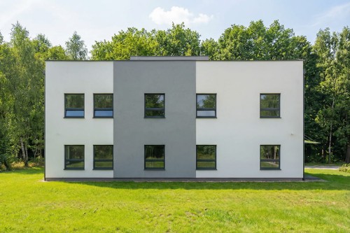 Projekt budynku K-128B - wykończenie elewacji