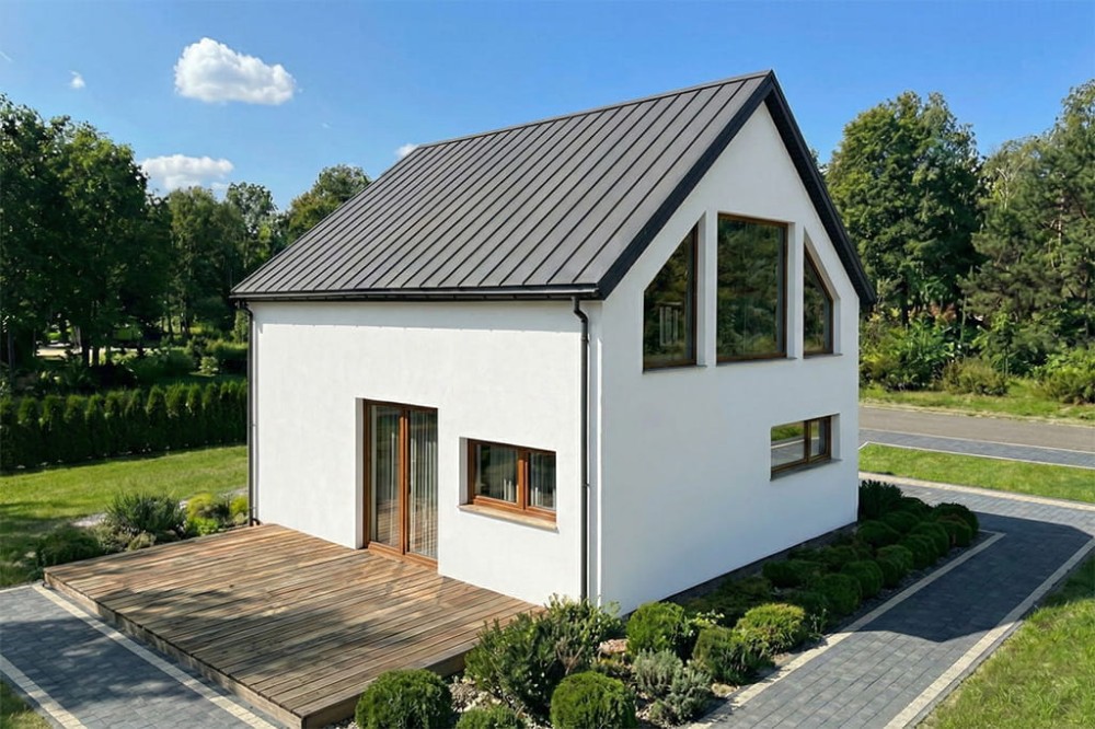 Projekt domu L-6868  - wykończenie elewacji