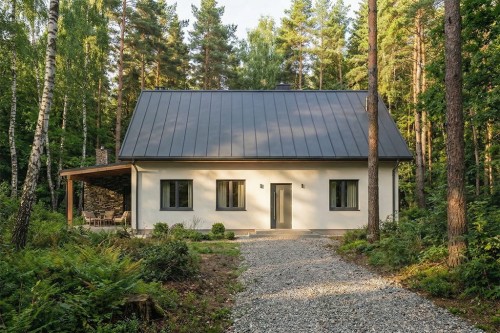 Projekt domu L-6895 - wykończenie elewacji