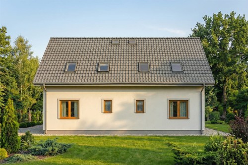 Projekt domu DM-6918 - wykończenie elewacji