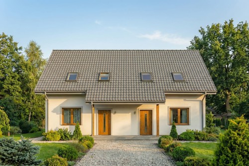 Projekt domu DM-6918 - wykończenie elewacji