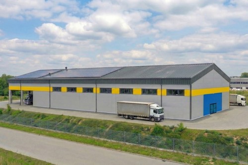 Projekt budynku LK-160 - wykończenie elewacji