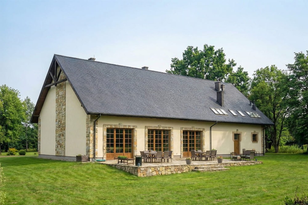 Projekt budynku LK-172 - wykończenie elewacji