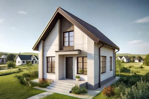 Koncepcja projektu domu DM-W193 - wykończenie elewacji