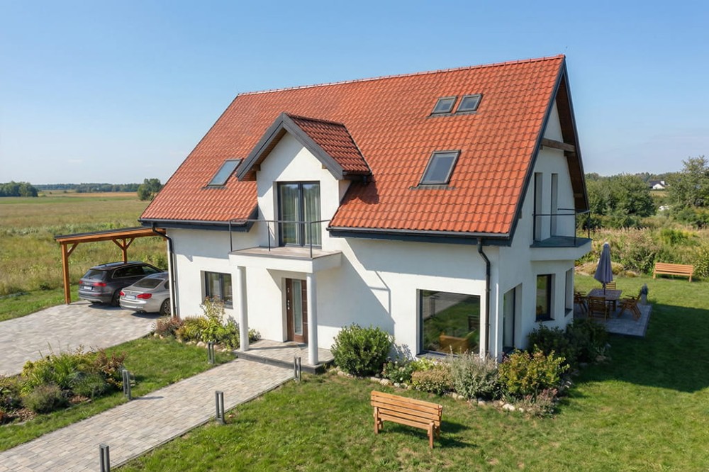 Projekt domu L-6826 - wykończenie elewacji