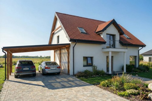 Projekt domu L-6826 - wykończenie elewacji