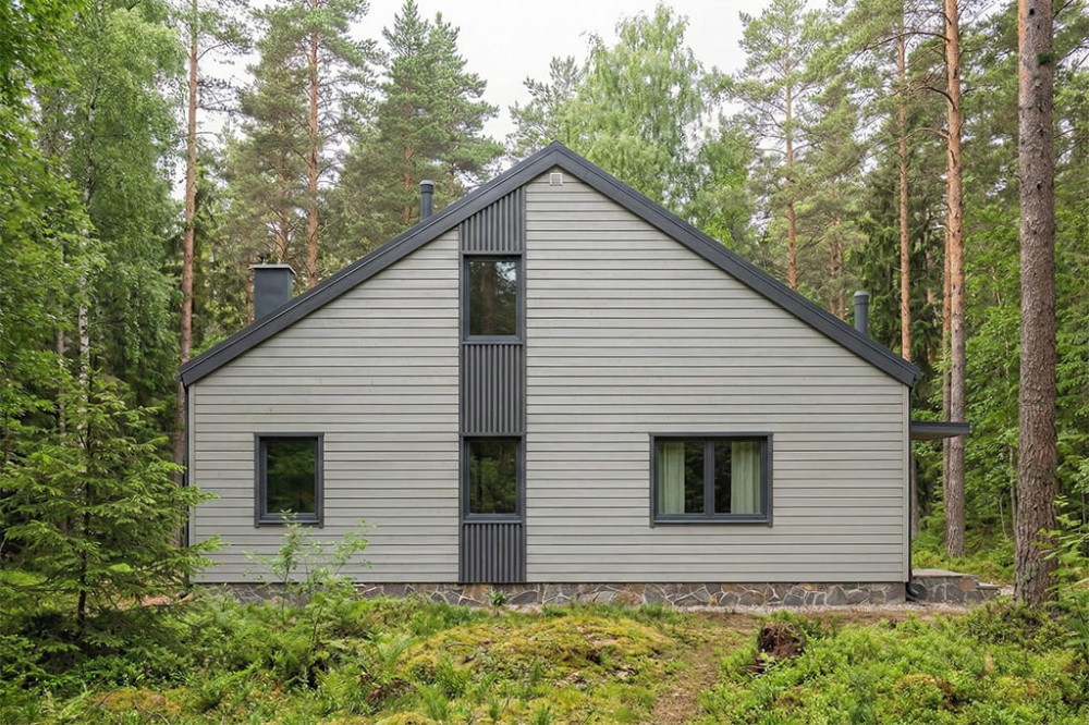 Projekt domu DM-6917 - wykończenie elewacji