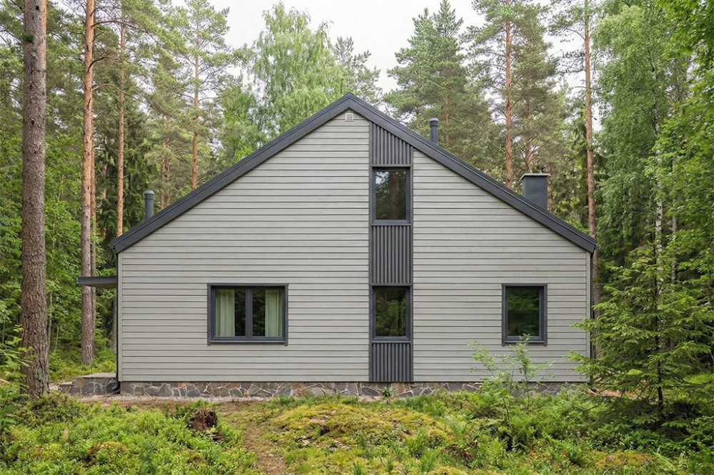 Projekt domu L-6917 - wykończenie elewacji