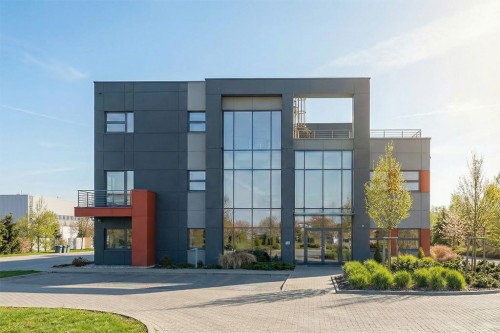 Projekt budynku K-166 - wykończenie elewacji