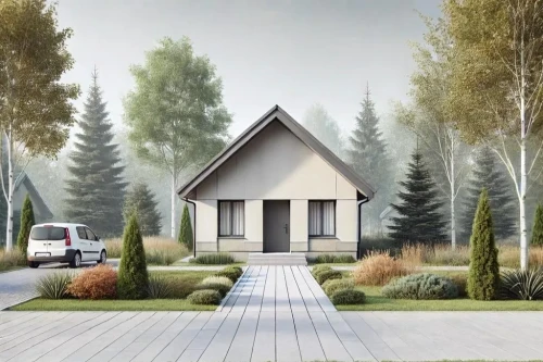 Koncepcja projektu domu DM-W194 - wykończenie elewacji