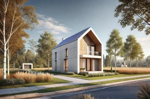 Koncepcja projektu domu DM-W208 - wykończenie elewacji