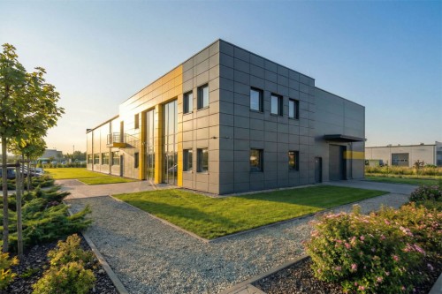 Projekt budynku LK-163 - wykończenie elewacji