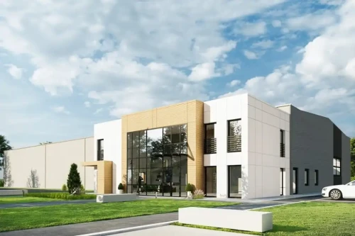 Projekt budynku K-139 - wykończenie elewacji